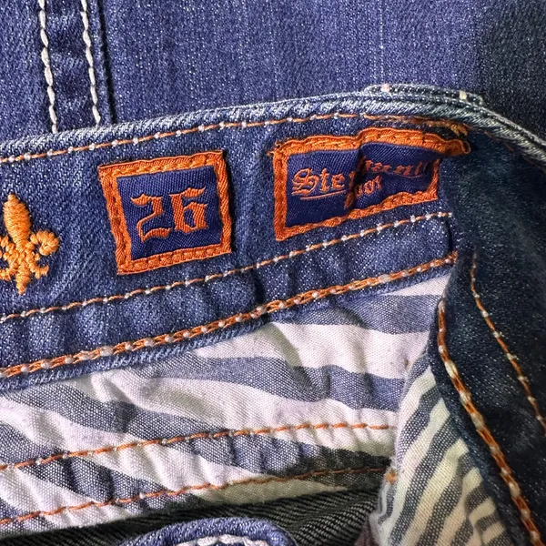 Rock Revival Dark Blue Flare Jeans - Image 9