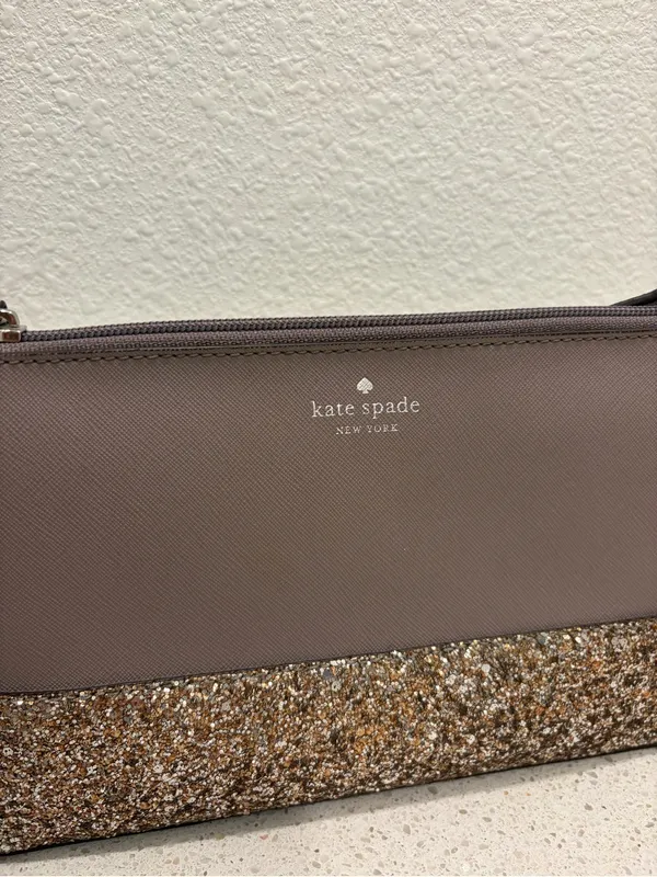 Kate Spade Greta Court Ramey Cityscape Glitter Crossbody Bag Women’s Purse EUC - Image 3
