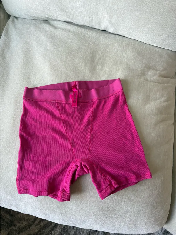 Skims Cotton Rib Boxer Shorts - Image 2