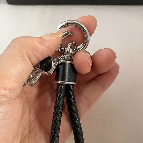 Astronaut Charm Car Keychain for Men Women Braided Rope Bag Charm Key Rings - Image 5