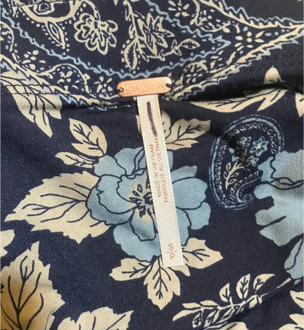 Free People Floral Paisley Tube Top - Image 3