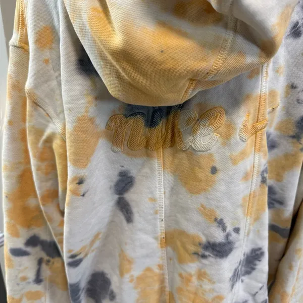 Nike NSW Tie Dye Acid Wash Pullover Hoodie Sweatshirt Women's M Loose Fit DO6213 - Image 4