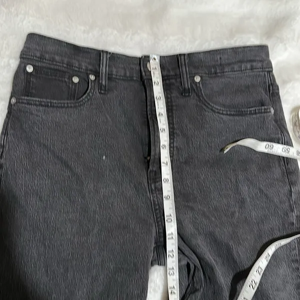 Madewell size 28 The Perfect Vintage Denim high rise cropped jeans - Image 12