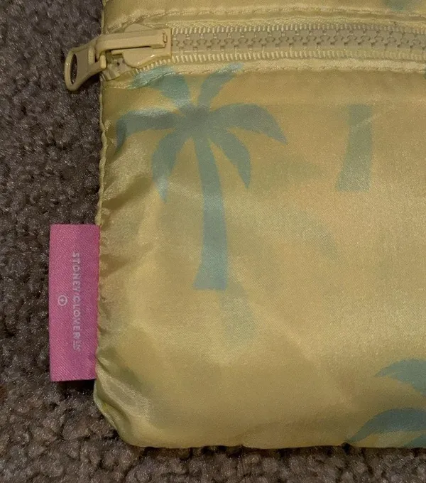 Stoney Clover Lane x Target Reusable Tote Bag Light Yellow/Green Palm Trees - Image 5