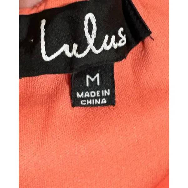 Lulus Mythical Kind of Love Coral Pink‎ Maxi Dress Long Gown Size Medium - Image 6