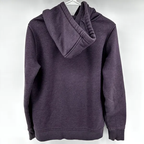 Carhartt Hoodie Relaxed Fit Heavyweight Sweatshirt Spellout Blackberry Purple S - Image 6