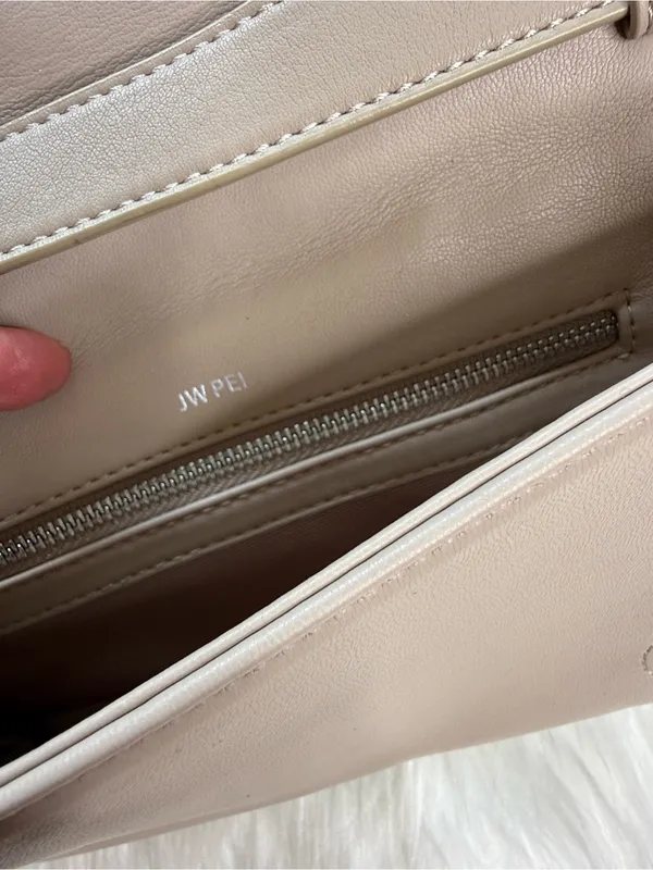 JW PEI Almond Quilted Maze Bag - Image 5