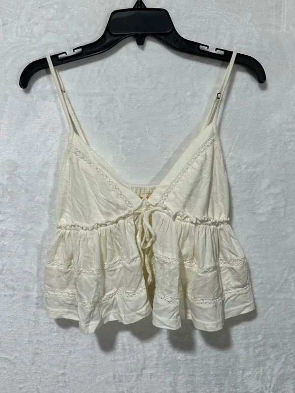 Urban Outfitters Kimchi Blue Nia BabyDoll Top size Medium color Ivory NWT - Image 5