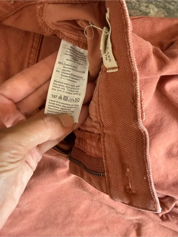 Madewell Women's High-Rise Straight Jeans - Terra Cotta size 28 - Image 5