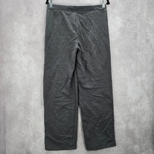 Hanes‎ Eco Smart Gray Pullon Wide Straight Leg Trousers Joggers Pants S Small - Image 2