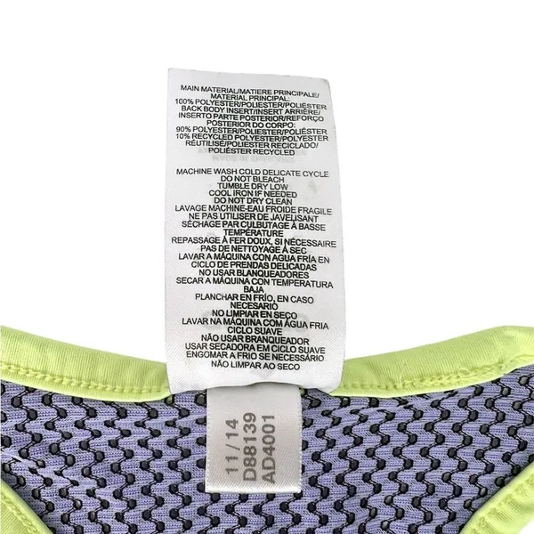 Adidas Climalite Purple Mesh Workout‎ Tank Top Size Small - Image 6