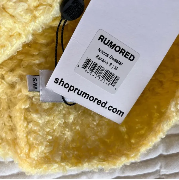 RUMORED NONNA SWEATER BANANA S/M Yellow - Image 9