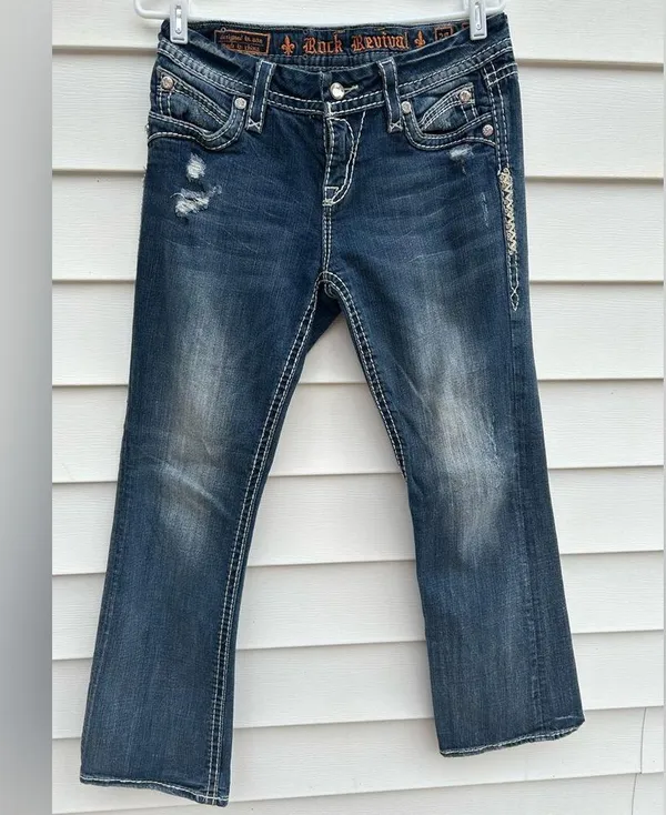 Rock Revival Women's Blue Jeans - Image 3