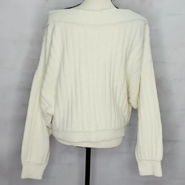 NEW Free People Cabin Fever Pullover Sweater‎ Women’s Large Cabincore Cozy - Image 5