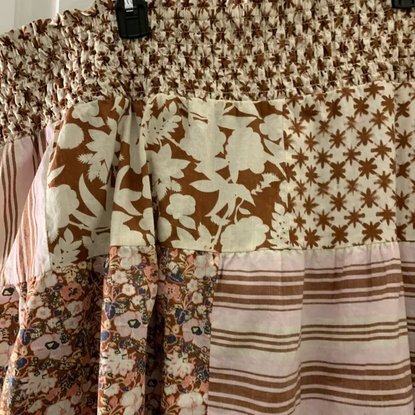Universal Threads Women's Patchwork Multicolor Maxi Skirt Tiered Choose Your Size - Image 2