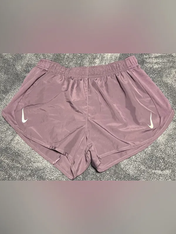 #17 NWOT Nike Women’s Purple Athletic Running Shorts Size L - Image 3