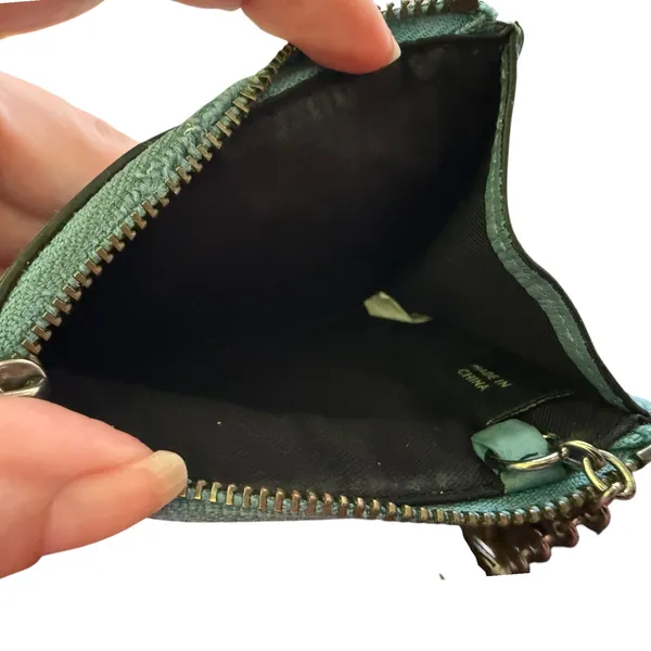 Coach X Disney Blue Leather ID Card Coin Wallet - Image 6