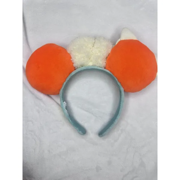 Disney Headband Womens One Size Multicolor Panda Power Turning Red Plush Ears - Image 4