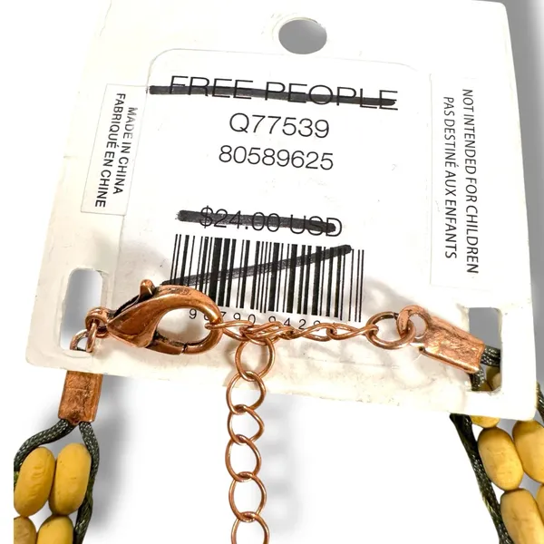 Free People East To West Anklet in Natural Copper Ox NWT Beach Bohemian Summer - Image 10
