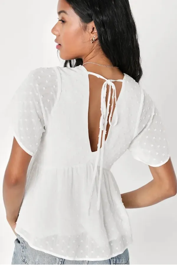Lulus Short Sleeve Top - Image 4