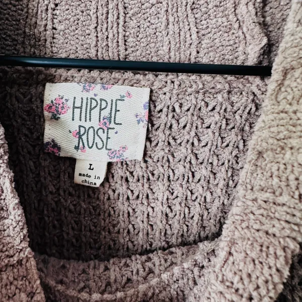 Hippie Rose Turtleneck Sweater - Image 4