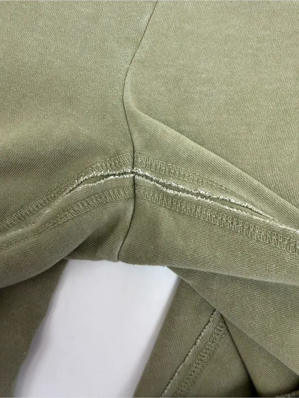 Anthropologie X Daily Practice The Seamed Wide Leg Pants Lounge Olive Green - Image 8
