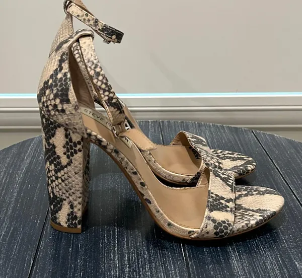 Steve Madden Snake Print Heels - Image 7