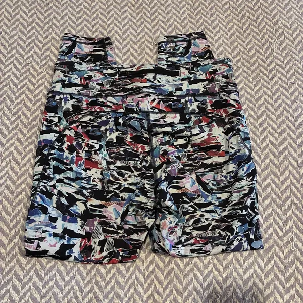 Lululemon Leggings Womens Size 12 Wonder Under High Rise Culture Clash Multi - Image 9
