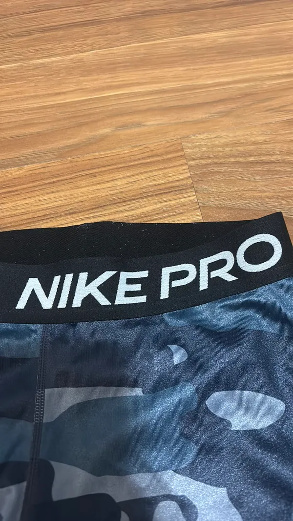 Navy camo Nike pro shorts spandex - Image 4