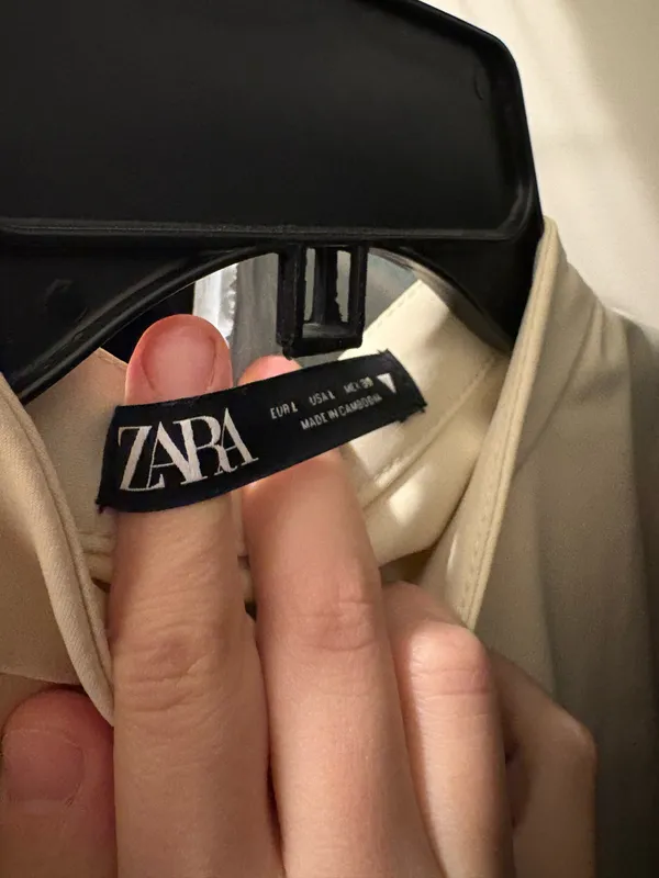 ZARA Beige Dress Mini - Image 4