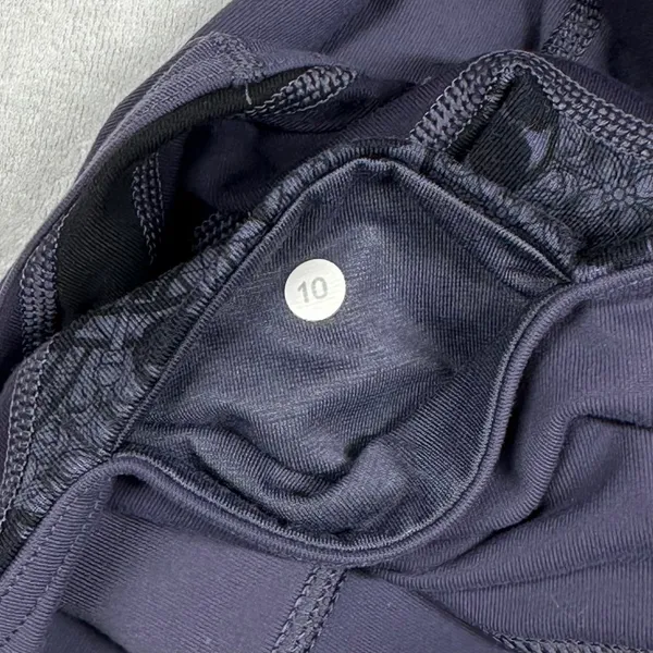 Lululemon Reversible Straight Leg Yoga Pants Women’s Size 10 Purple High Rise - Image 5