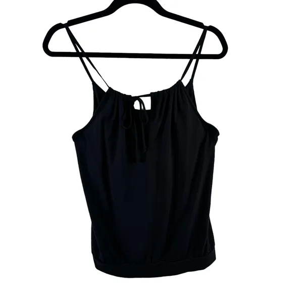 Maurices Black Spaghetti Strap Lightweight Stretchy Tank Blouse Size L‎ - Image 2