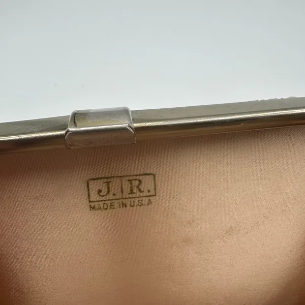 Vintage JR‎ Made in USA Beaded Clutch Purse Evening Bag Elegant Party - Image 5