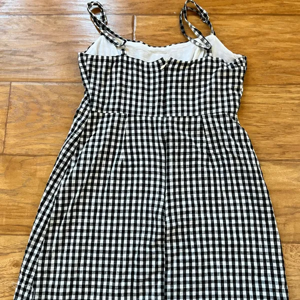 Black And White Gingham Dress - Image 2