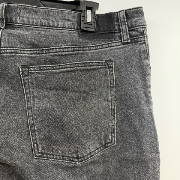 Abercrombie & Fitch The Mom High Rise Jeans 16S 33 Black Cropped Stretch - Image 5