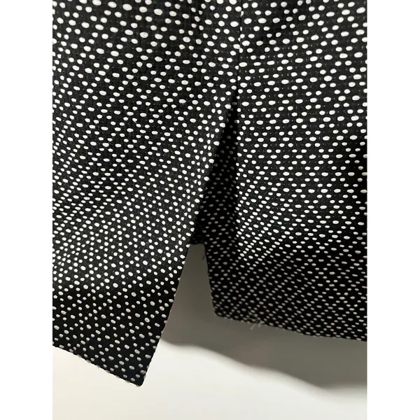 J. Crew Black and White Sleeveless Dress Size 0 Knee-Length - Image 10