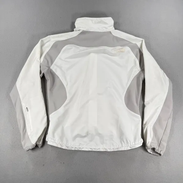 Y2k The North Face Flight Series White Grey Full Zip Windbreaker Jacket Womens M - Image 9