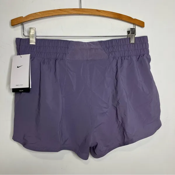 Nike Dri fit one high rise purple shorts‎ women’s size large small athletic - Image 10