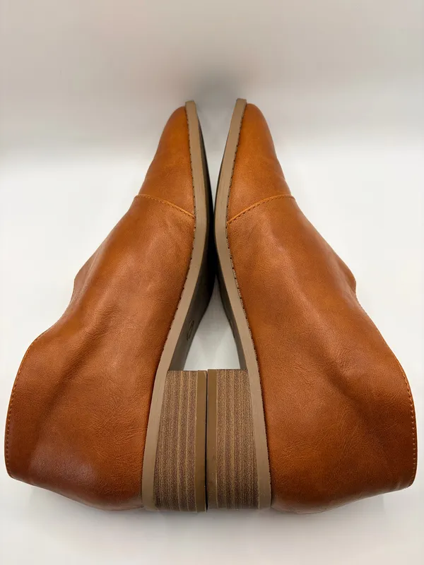 Universal Threads Brown Cutout D’Orsay Flats Minimalist Shoes Ankle Booties Boho - Image 6