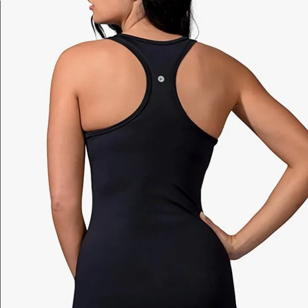 90 Degree Power Flex Racerback Tank Top Black Size M - Image 2
