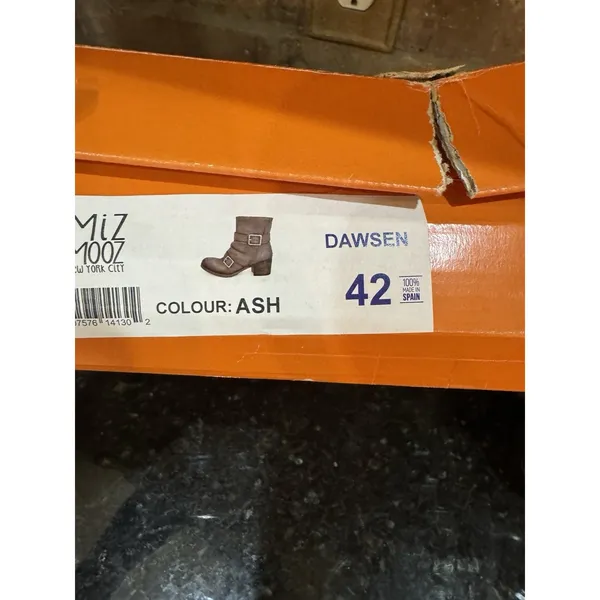 Miz Mooz ankle boots Dawsen Ash Size 42 US 10.5-11 Buckle - Image 9