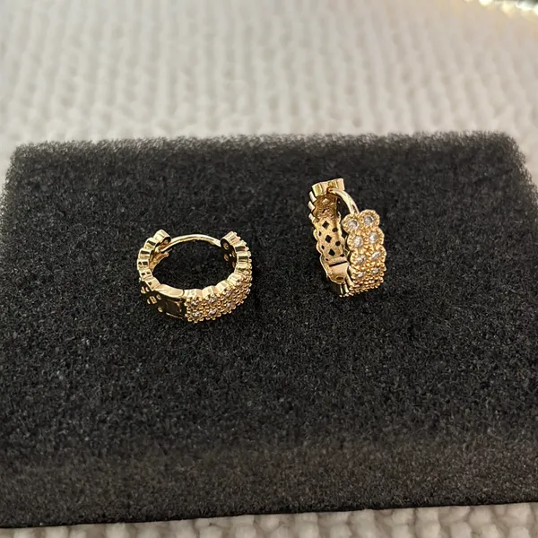 15mm CZ Small Hoop Earrings for Men Women Unisex Earrings Streetwear Hip Hop Punk - Image 4