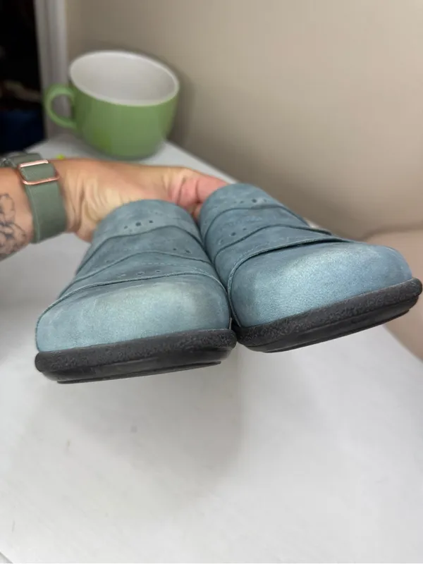 Dansko Glenna Nubuck Slip On Mule Clogs Size 40 - Image 11