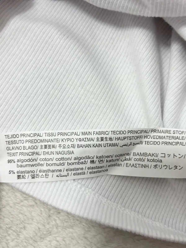 Zara White Puff Sleeve‎ Square-Neck Crop Top Size M - Image 9