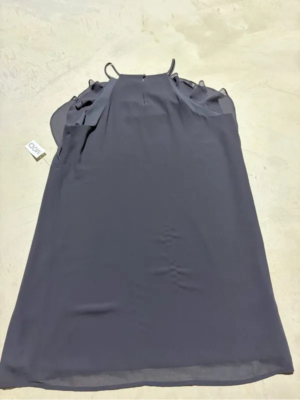 Ravish behind Sleeveless Ruffle Dress charcoal large - Image 7