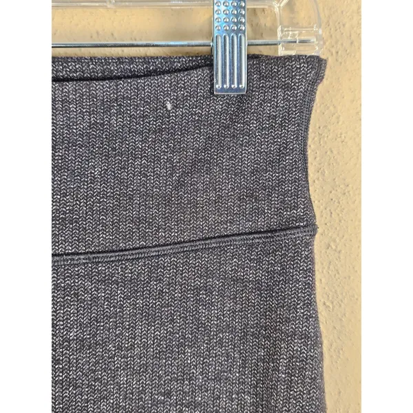 Lululemon Luon Variegated Knit Black Wunder Under Low‎ Rise Tight Leggings 6 - Image 3