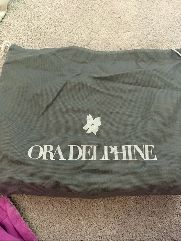 Ora Delphine Brown Pebbled Leather Tote Bag - Image 5
