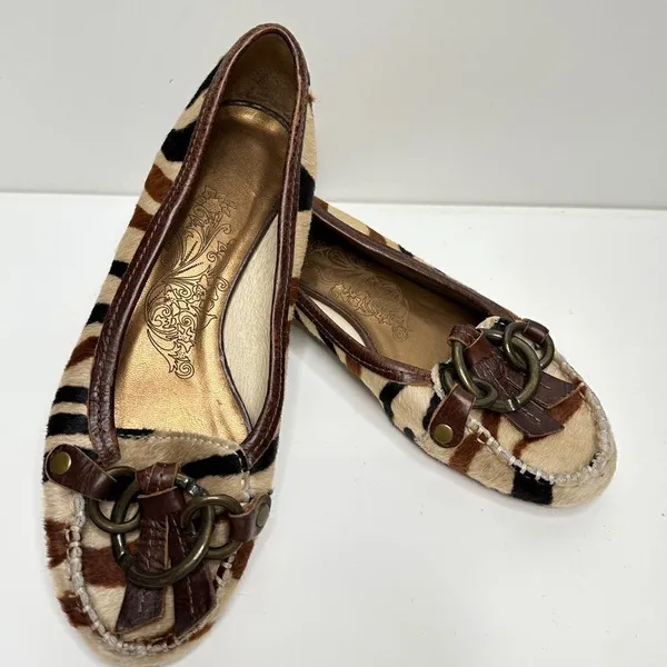 Matisse Ponyhair Exotic Animal Print Leather Upper Flats‎ Size 6.5 - Image 7