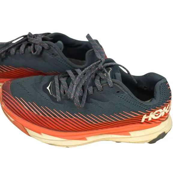 Hoka One One Torrent 2 Trail Running Shoes Womens 6 Grey Orange Sneakers - Image 4