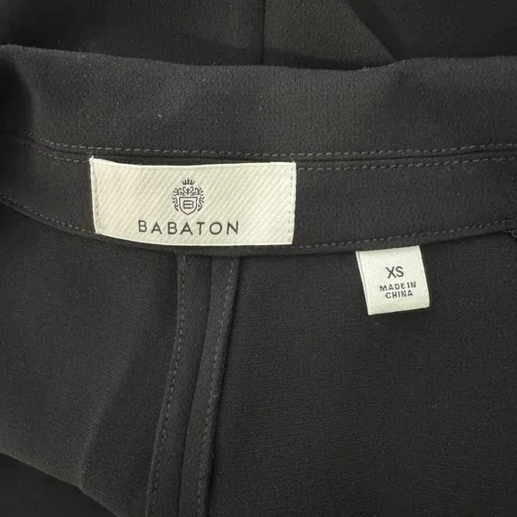 Babaton Innovator Jumpsuit Size XS Black Tailored Wide Leg Minimalist Chic‎ - Image 12